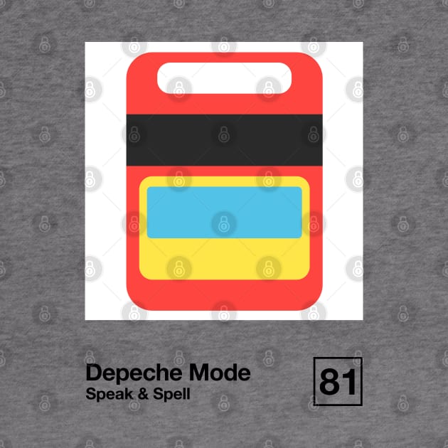 Speak & Spell / Minimal Style Graphic Artwork by saudade